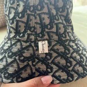 Authentic Preloved Dior Black and Gray Monogram Reversible Bucket Hat Dior | Accessories | Authentic Preloved Dior Black And Gray  main image 2